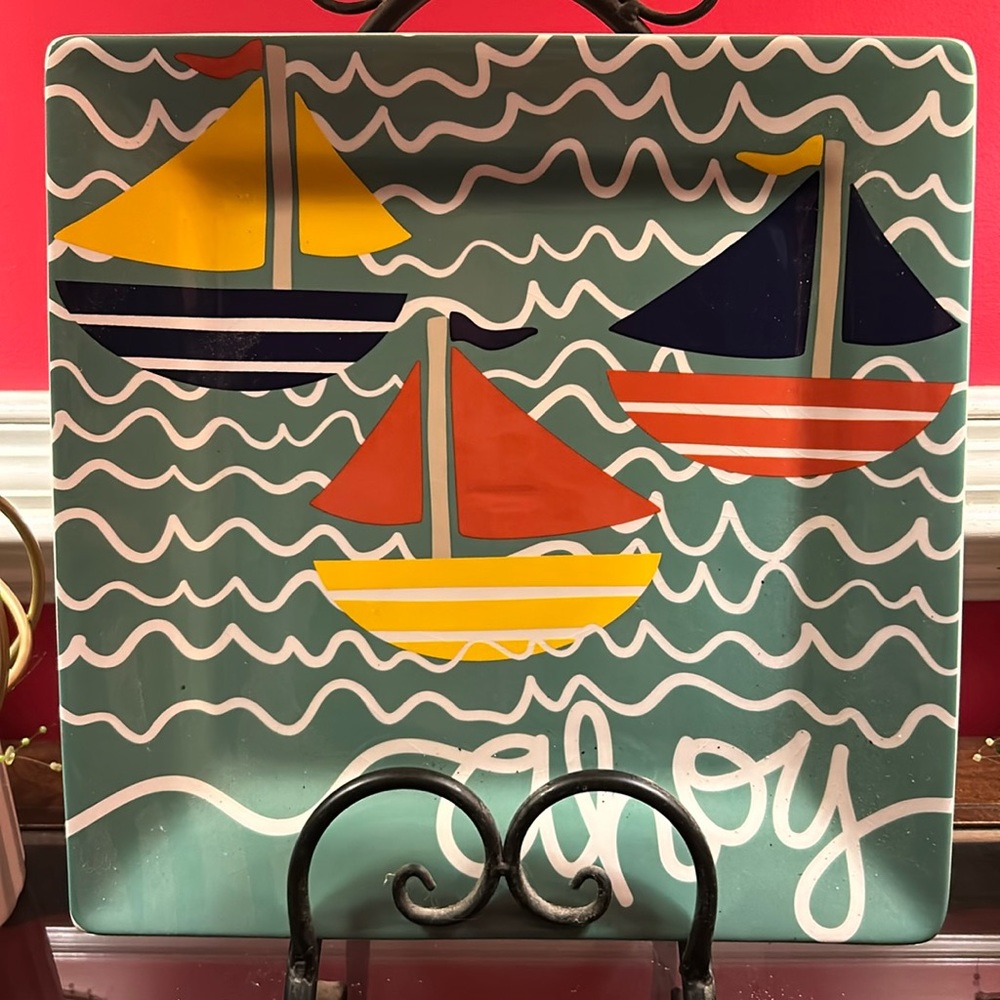 Coton colors NWT Ahoy platter